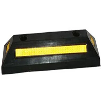 high quality Parking lot highway rubber Wheel Stopper car Wheel Locator