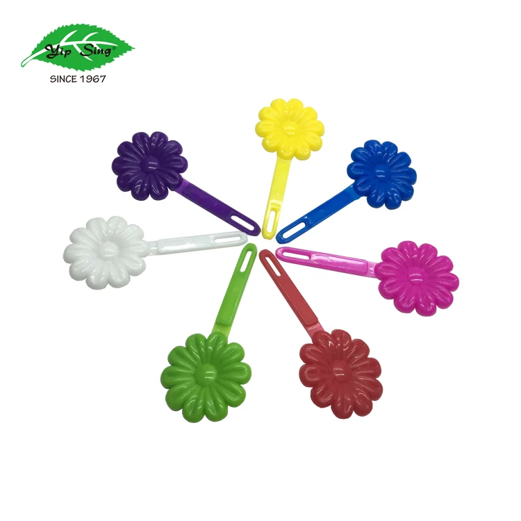 
Factory wholesale new design colorful girl flower shape hair barrette plastic hair clip 