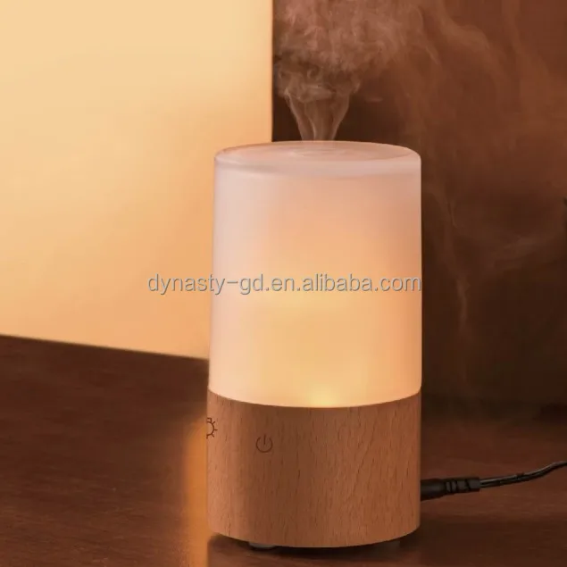 
Wood Diffuser Glass Aroma Lamp 