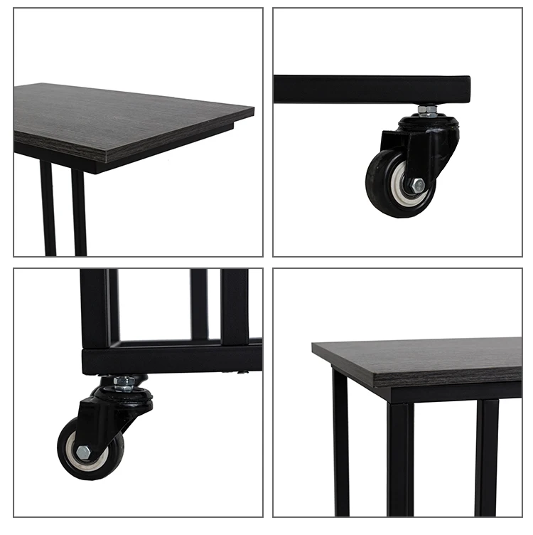  Современный деревянный и металлический Маленький журнальный столик журнальные столы