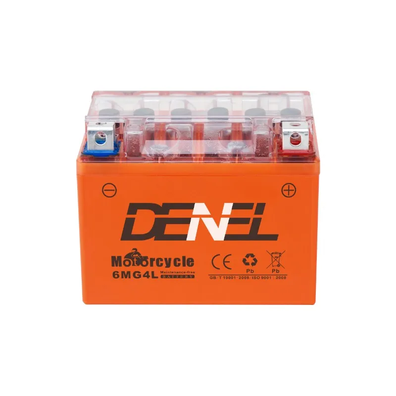 DENEL New Technology Pattented 12V4Ah 6MG4L Gel Motorcycle Battery