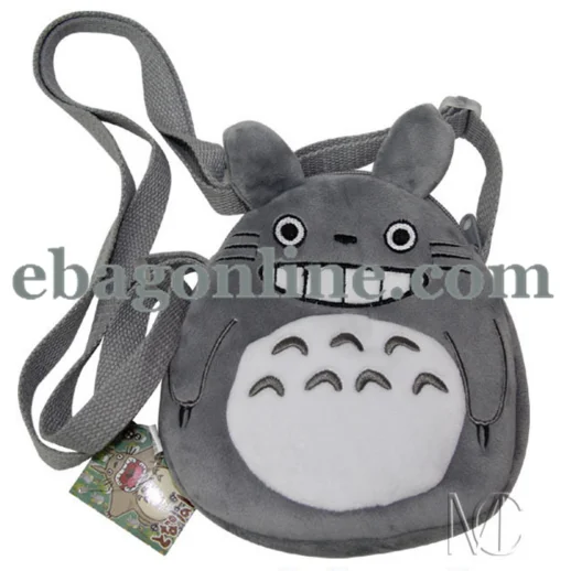 
Cute Anime My Neighbor Totoro Soft Plush Phone Bag Single Shoulder Bag Small Crossbody Bag 