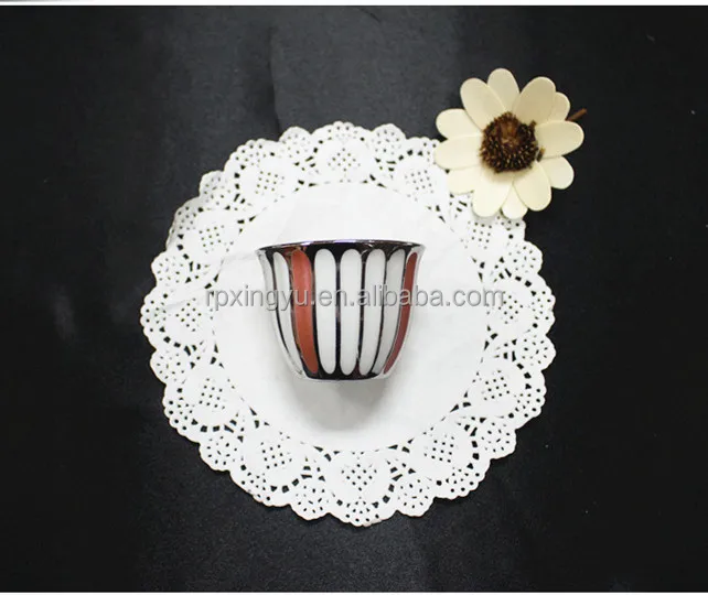 70cc ceramic silver color Arab Cawa cup