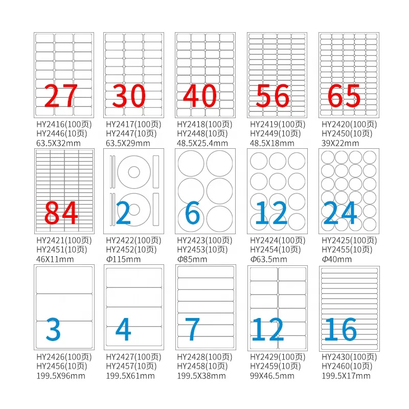 computer printing product Tags paper self adhesive custom label sticker