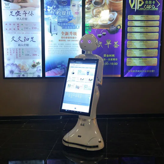 Humanoid  intelligent commercial  marketing service Reception robot