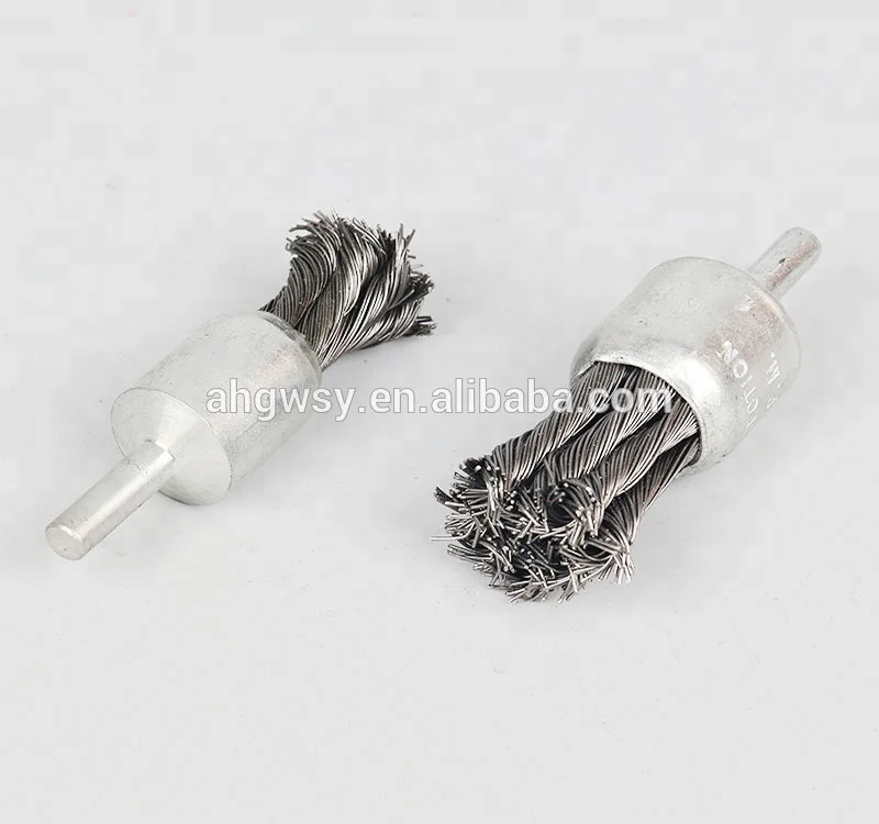 High Quality Twist Knot Steel Wire Stem-Mounted End Brush