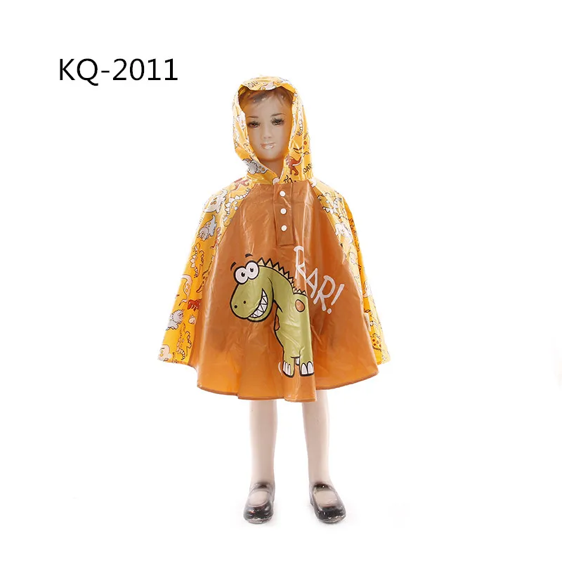 new design pvc rain cape for kids