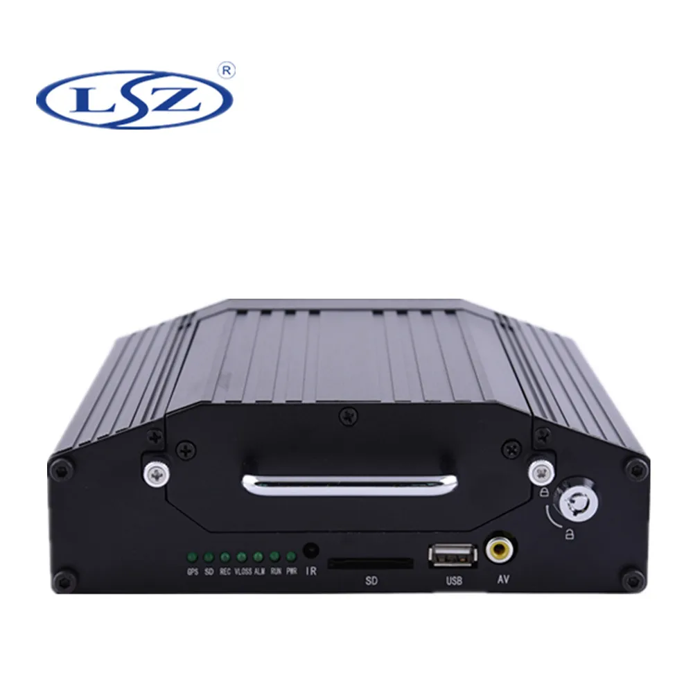 4 канала 720 P ahd hdd мобильный видеорегистратор с GPS для шины безопасности