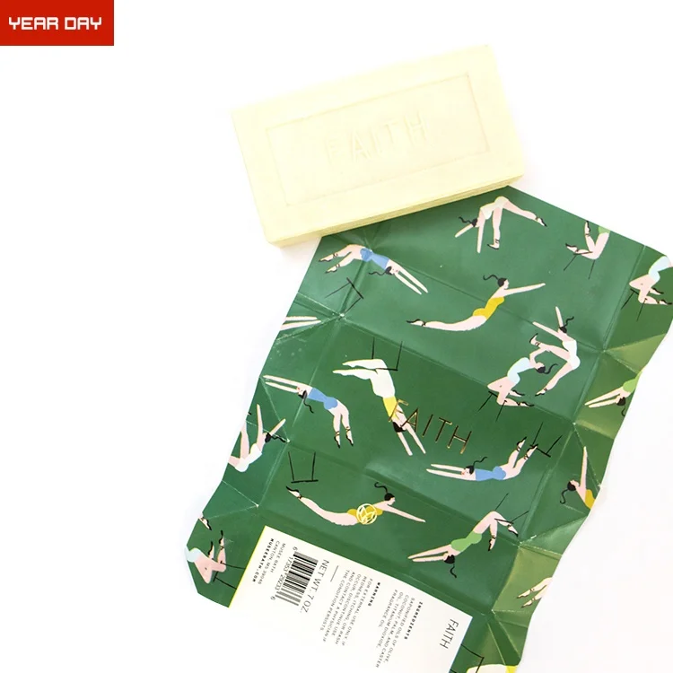 Self Adhesive Soap Packaging Paper Sheet with Custom Logo Printing