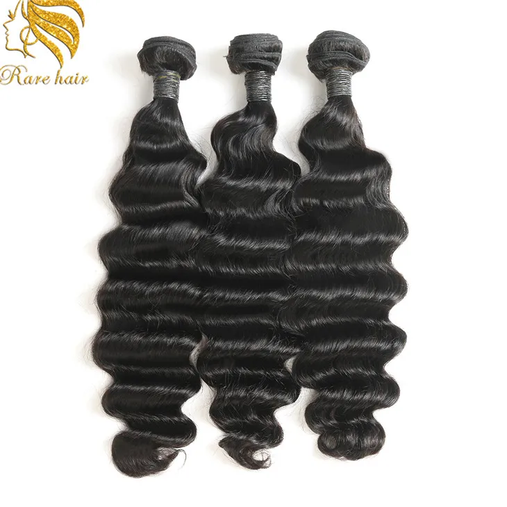 Wholesale Loose Deep Wave Brazilian Hairs in Guangzhou Sale In Dubai Hair Bundles Grade 10A Hair Extensions