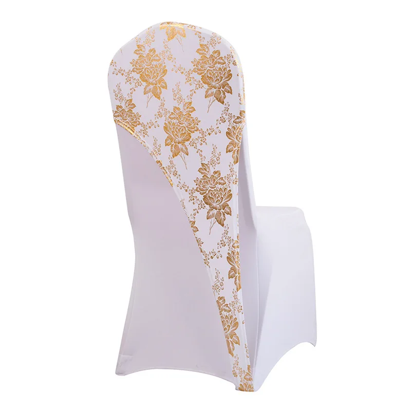 
wholesale spandex stretch polyester chair covers head hoods and sashes for wedding  (60861833675)