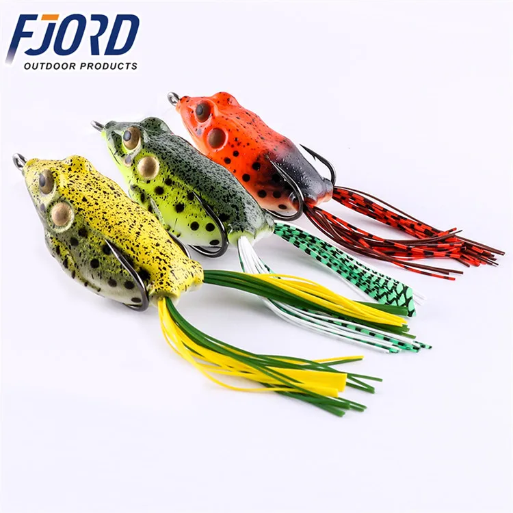 FJORD 55mm 66MM Soft Plastic Fishing Lures Japan Soft Toad Frogs Fishing Lures
