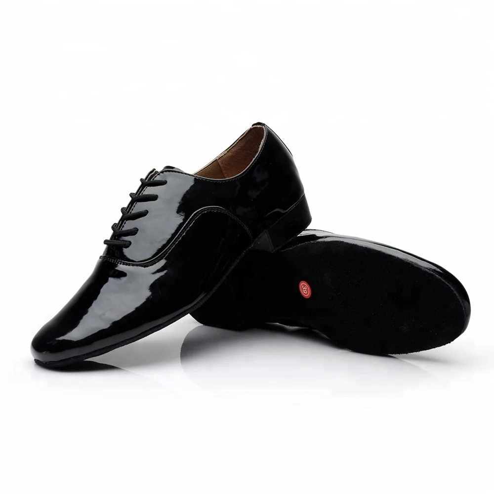 Мужские туфли на низком каблуке для танго