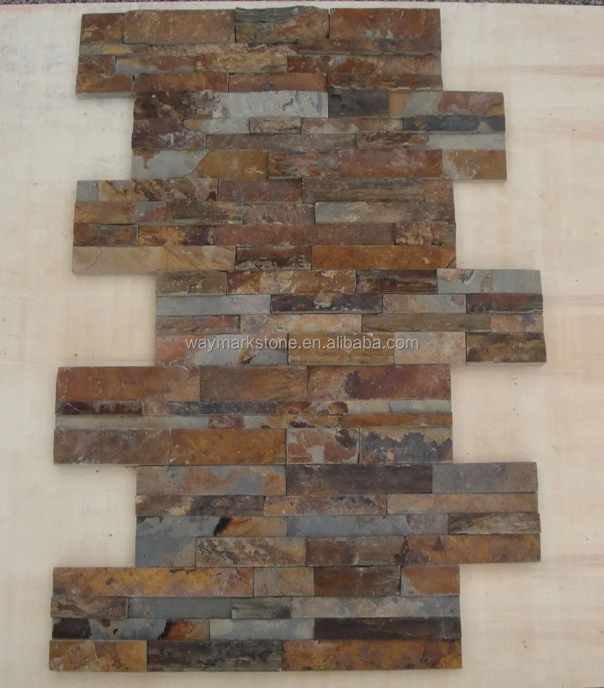 
classical cheap rusty slate stone wall cladding and wall panel WP-N20 