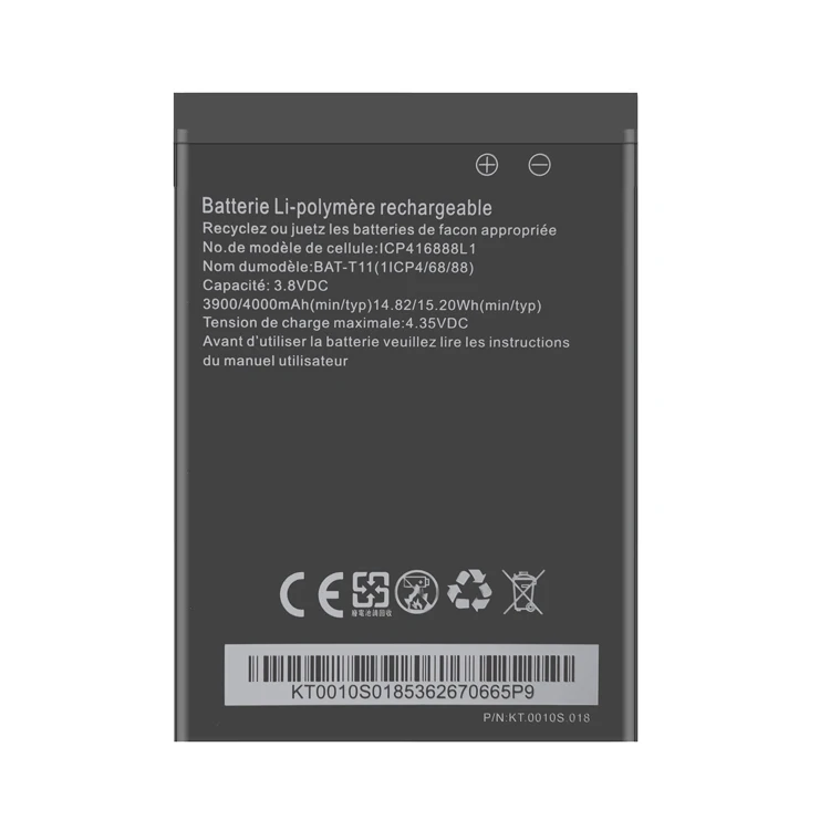 OEM Original Cell Mobile Phone Li-ion polymer Battery for Acer Liquid BAT-T11 ICP416888L T03 T04 Z630 Z630S