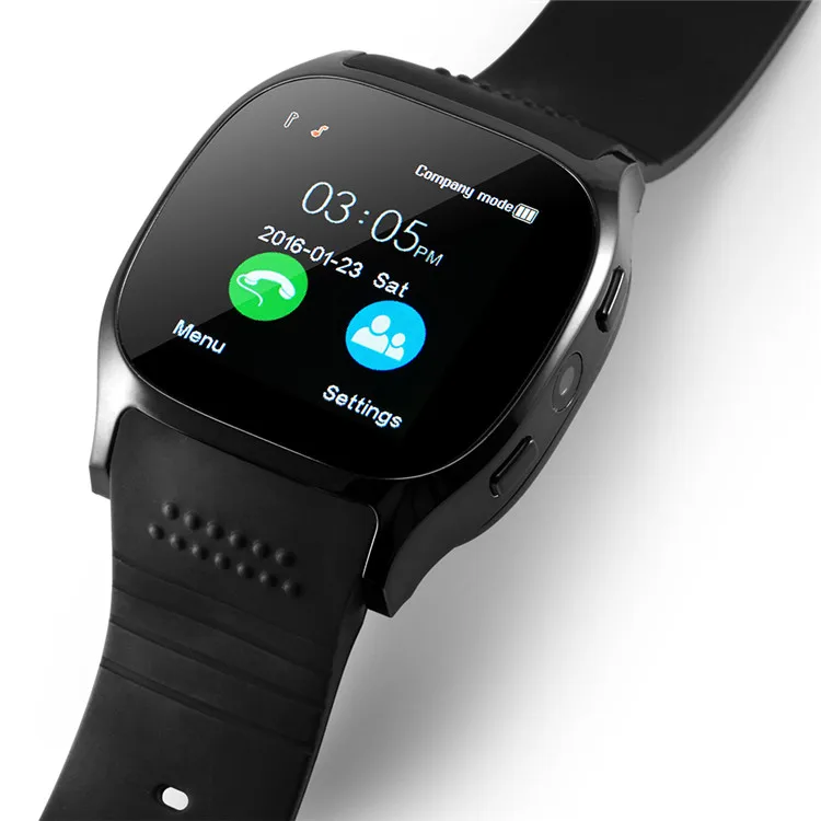 T8 Smart Watch With Camera Music Player Facebook Whatsapp Sync SMS Smartwatch Support SIM TF Card For Android PHONE