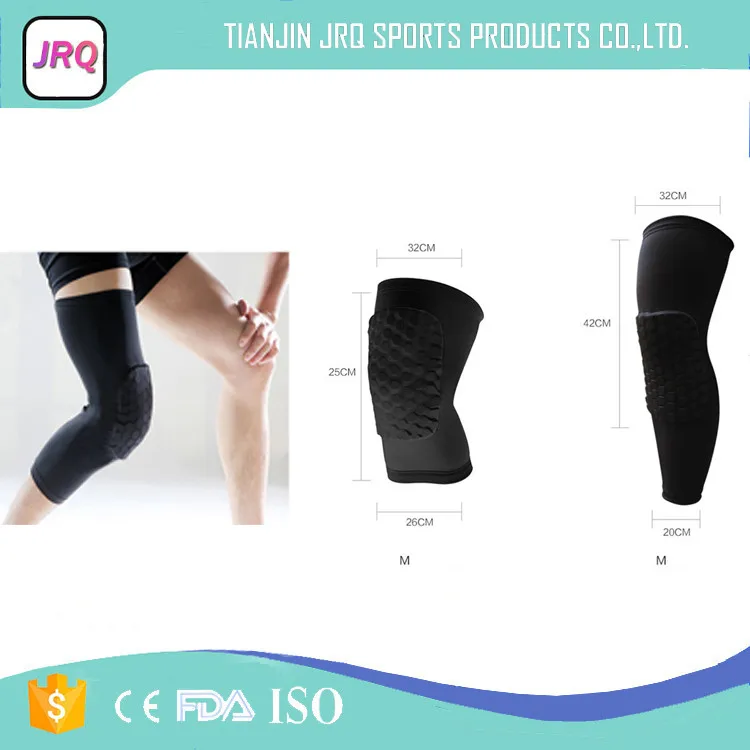 Honeycomb Knee Pads Hexpad leg sleeves for basketball youth For Protective Support Guard