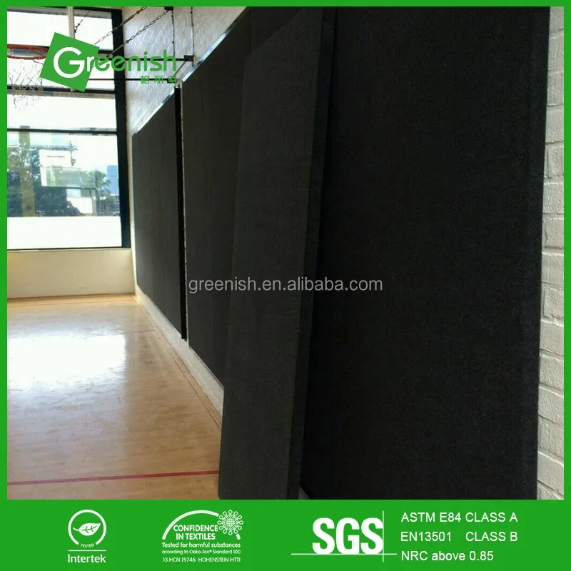 Colorful Popular 9mm polyester fiber acoustic panel
