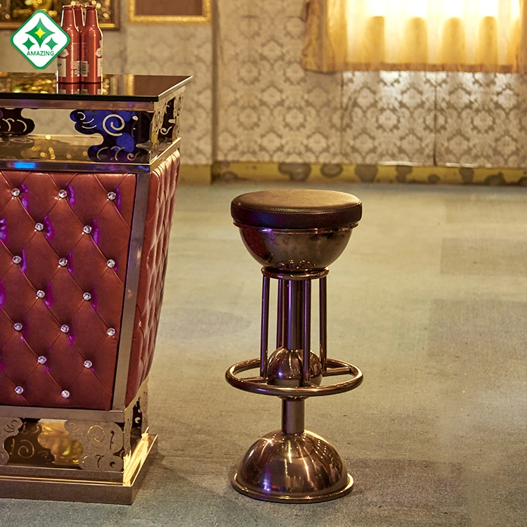 hot sales European Style Antique Iron Bar Chair High vintage  metal bar stools bar chairs casino chair