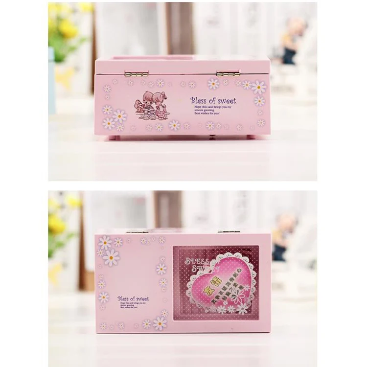 Creative Dancing Ballerina Jewelry  Music Box Happy Birthday Souvenir Gift Music Box