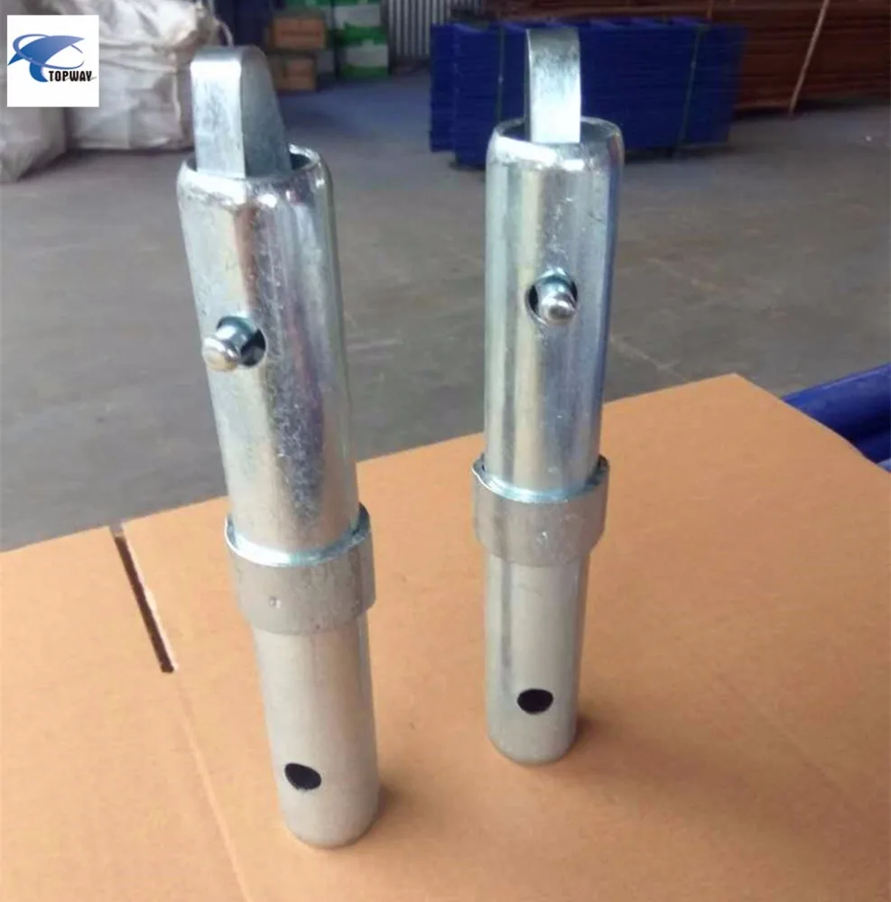 Scaffold Coupling Pins w/1' collar without spring clip spigot for frame scaffolding
