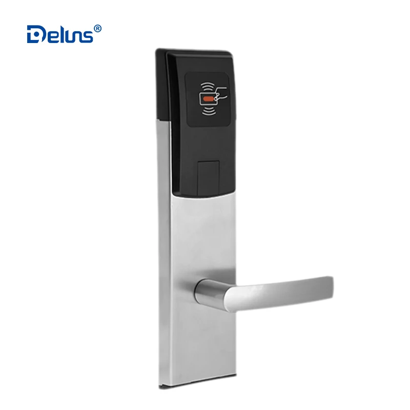 Deluns access control smart M1 Rfid card online digital wireless hotel lock management system software security