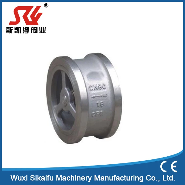 wcb spring loaded wafer check valve 6 inch