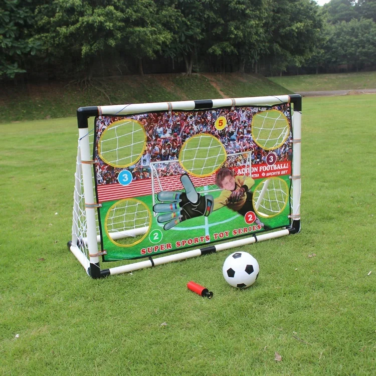 Children favorite sport series kids toy baffle plate mini soccer gate goal