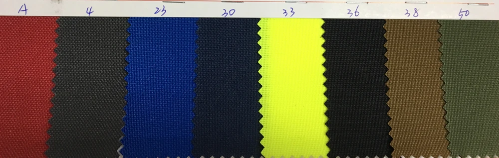 water repellent or waterproof 1000 denier pu coated cordura nylon fabric for bags military tent