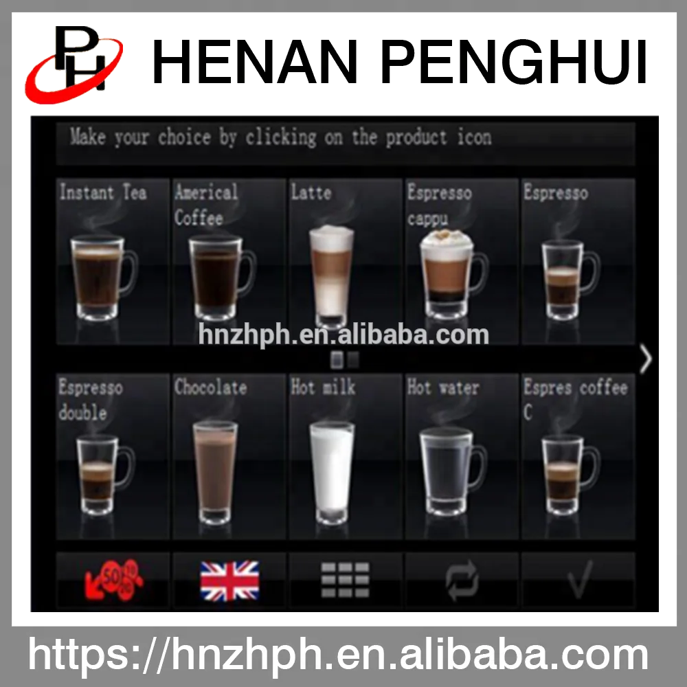 
For sale commercial espresso coffee vending machine 