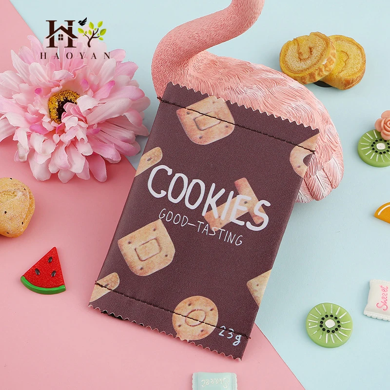 PU Mini Simple Coin Bag Creative Storage Purse Cute Snacks Wallet Simulation Clutch