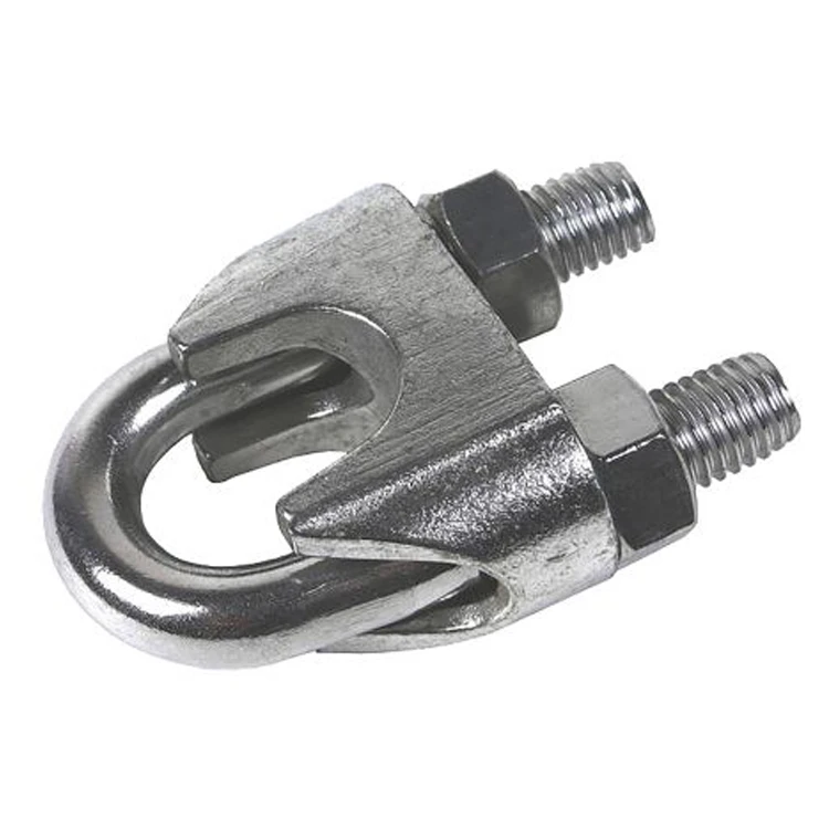 China Supply Cheap Price Stainless Steel Rigging Hardware Din741 Wire Rope Clips