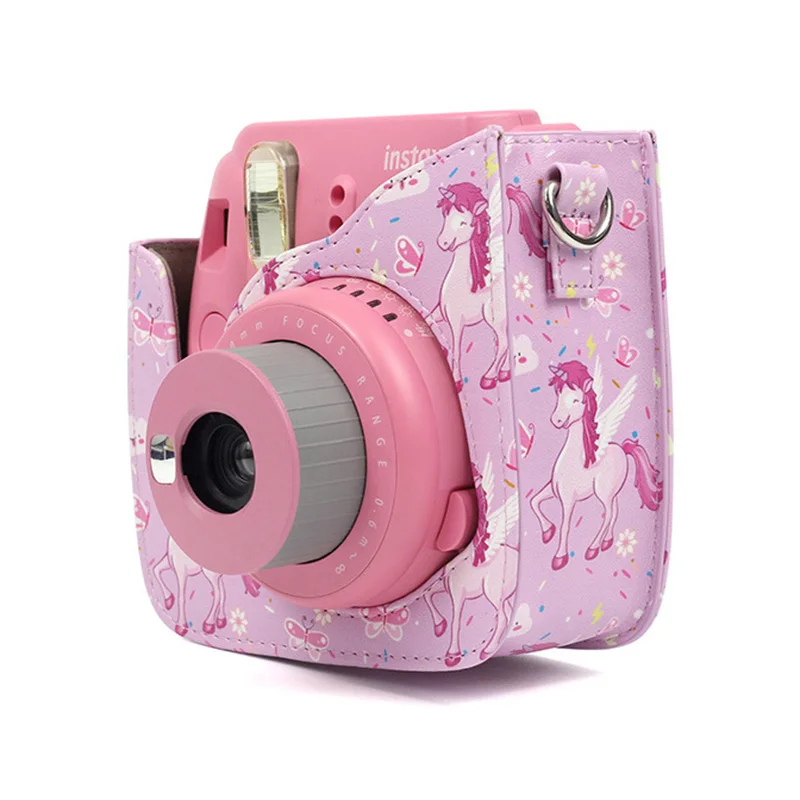 
Hot sale Mini film instant leather Case Travel Camera bag for fujifilm instax mini 8 camera 