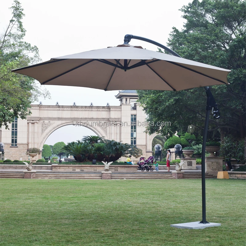 big size garden umbrella with aluminum patio umbrella
