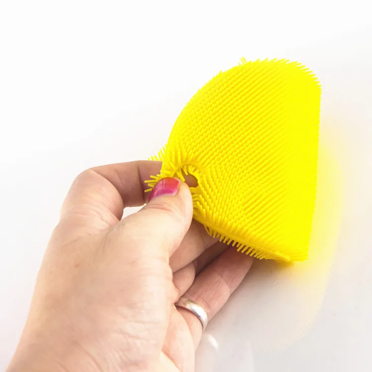 Silicone Scrub Sponge,Silicone Pot Cleaner, Silicone Utensils Dish Wash Scrubber or Baby Body Sponge