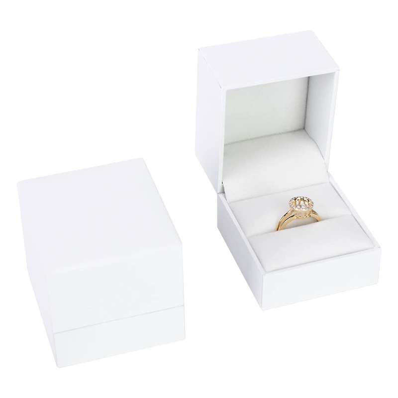 Hotsale Paper Leather Packaging Box For Ring  Jewellery Boxes