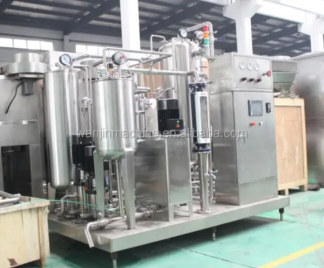 
Automatic glass bottle carbonated beverage production line 