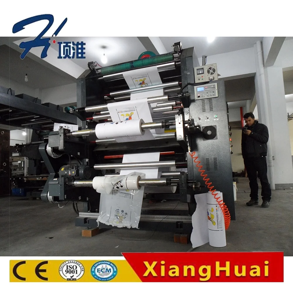 Manufacturer Multi Color Automatic Printing Machine For Roll To Roll Non Woven Fabric Bags