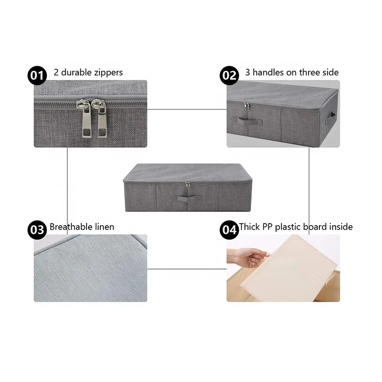 Double Pull Zippers Dustproof Bedding How to Sew Storage Bags Storing Quilts and Blankets