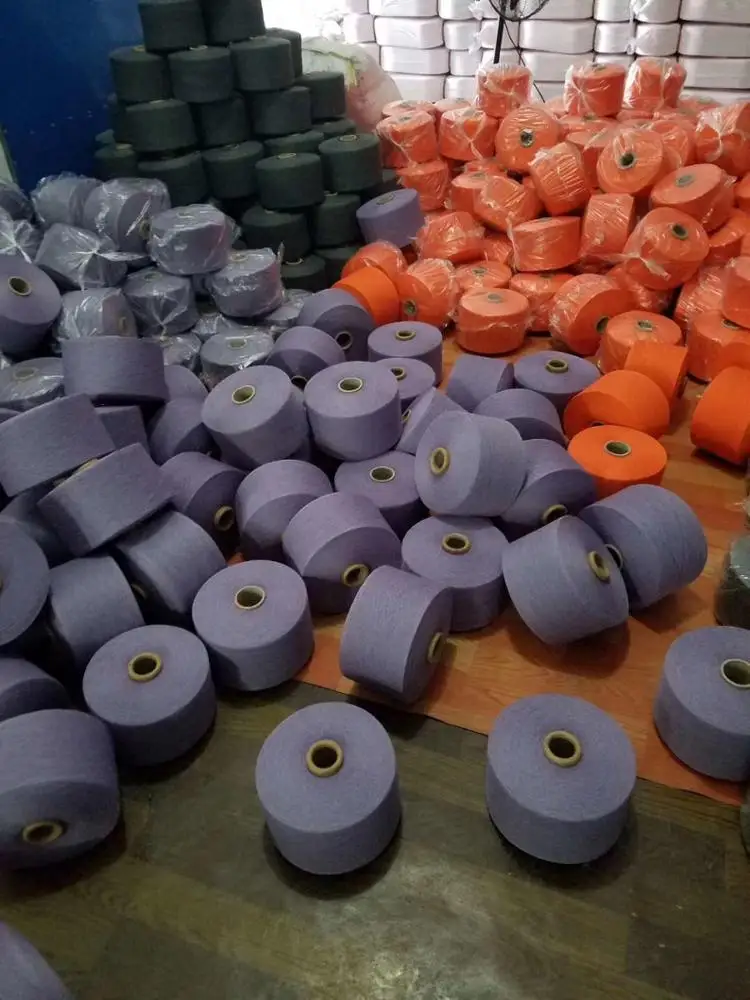 knitting  yarn  dope dyed  100% Polyester Spun Yarn