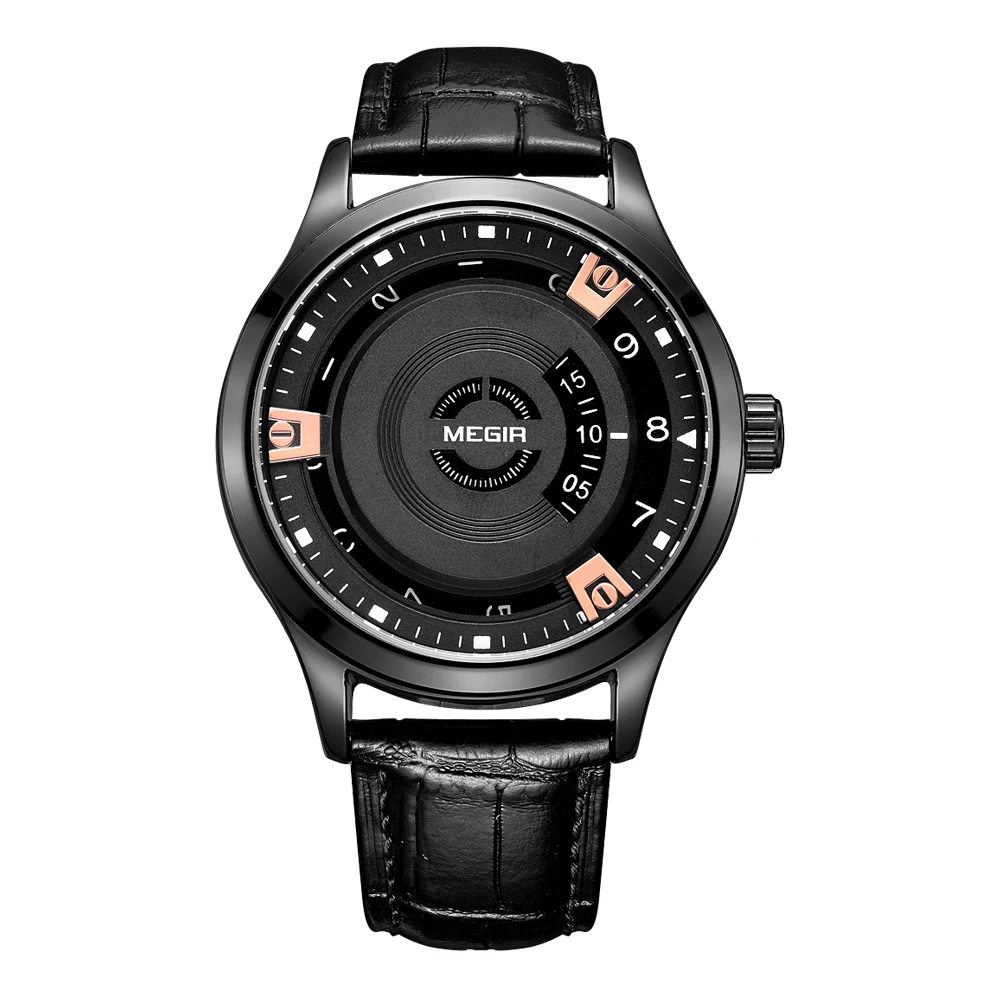 Megir 1067 Wholesale Cheap Custom Watch Manufacturer Classic Men Quartz Watches OEM