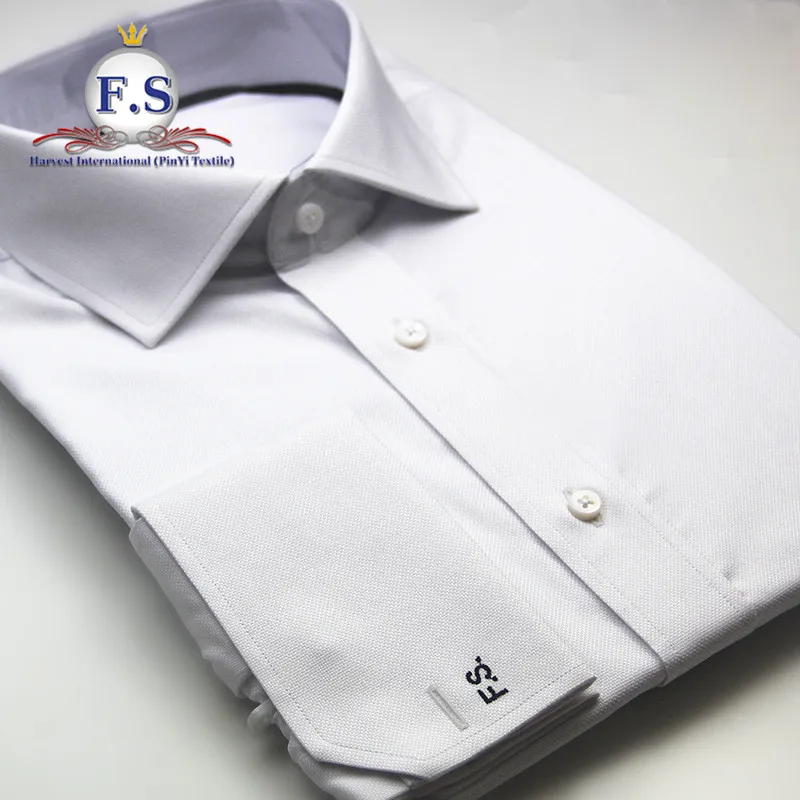 high end formal 100 cotton pure white non iron bespoke dress shirt