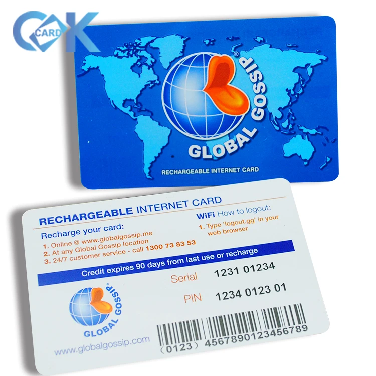 ISO стандарт EAN код пластиковая Точная ПВХ карта со штрих-кодом