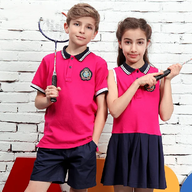 Custom School uniform design Cheap bulk primary school uniforms