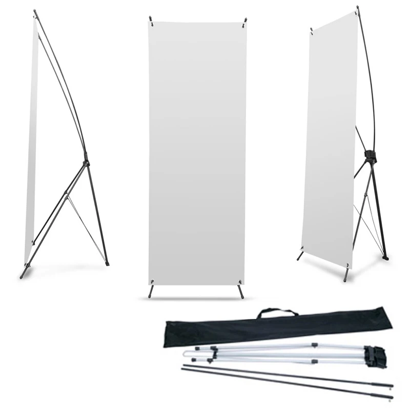 Promotional trade show banner display,advertising wooden X banner stand