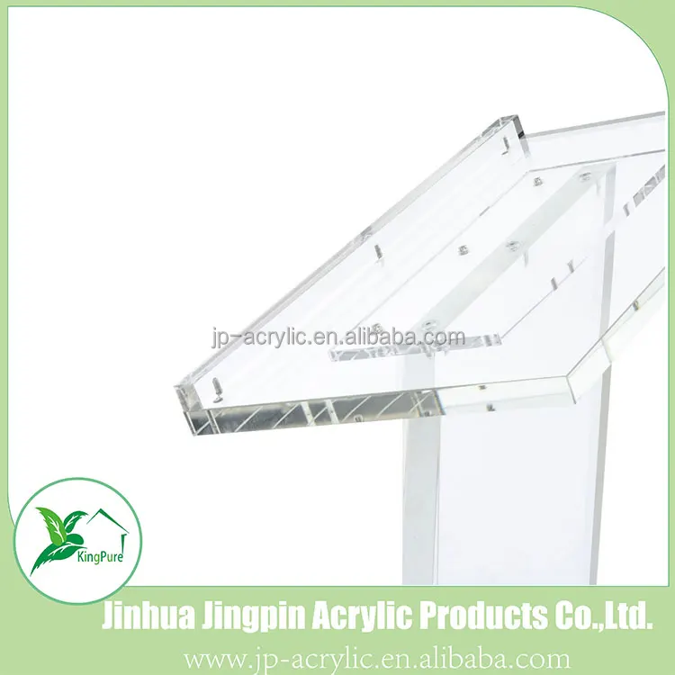 
Transparent vertical acrylic lectern podium speech stand furniture church pulpit 