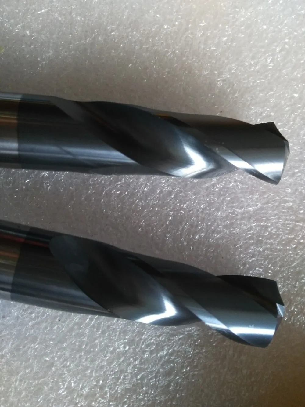 100% vigrin material HRC45 HRC55 2F 3D flute twist tungsten carbide drill bits