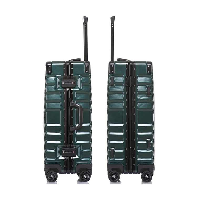 Hard Case Abs Pc Luggage polycarbonate sheet Aluminium Suitcase with Trolley