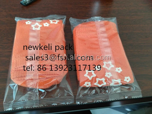 Автоматическая компрессионная упаковочная машина для пластиковых пакетов и носков