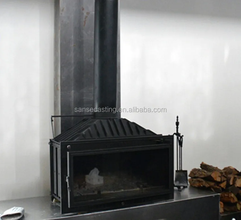 
cast iron fireplace 